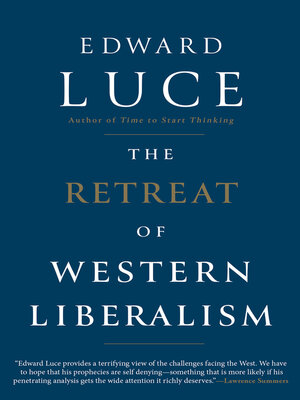 cover image of The Retreat of Western Liberalism